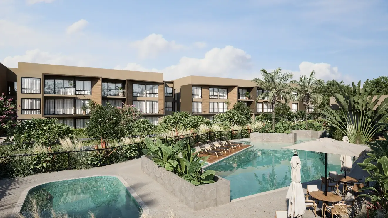 Vista exterior del proyecto de vivienda Armóniko