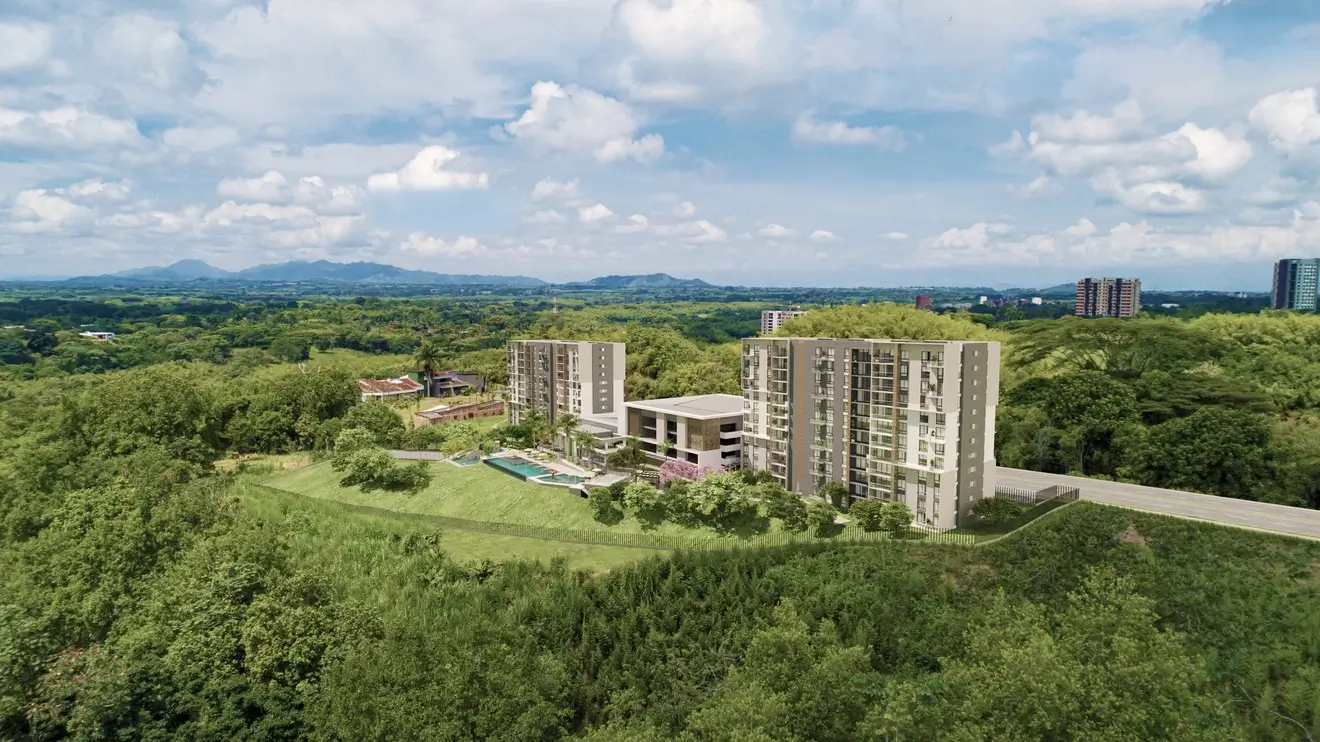 Vista panorámica proyecto de vivienda Axis