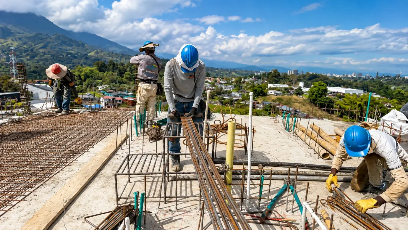 Sistema constructivo de un proyecto de vivienda de Constructora CAMU